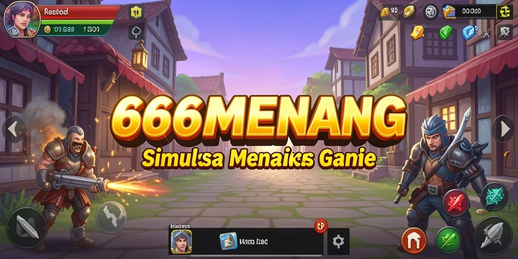 Tampilan gameplay menarik dari 666MENANG dengan interaksi simulasinya.