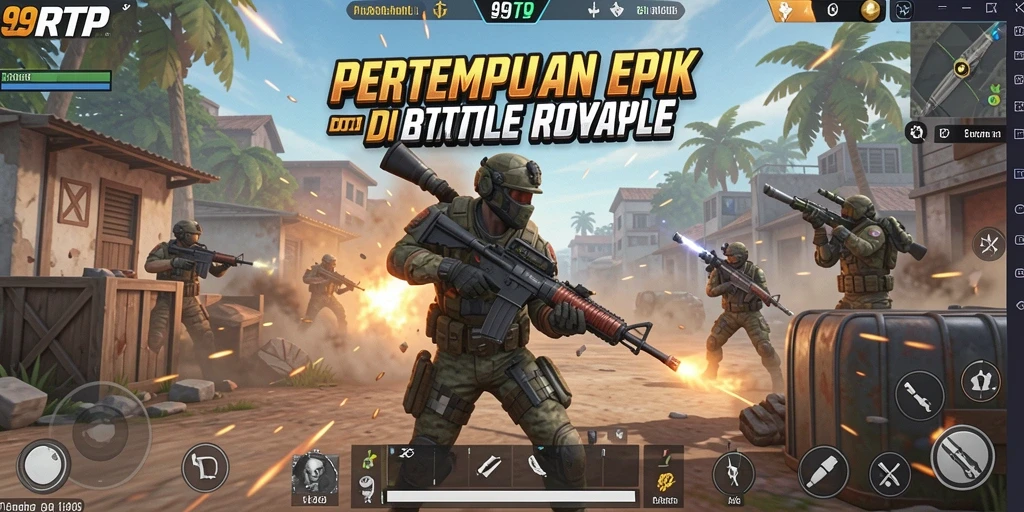 Gameplay Battle Royale yang mendebarkan di 99RTP.
