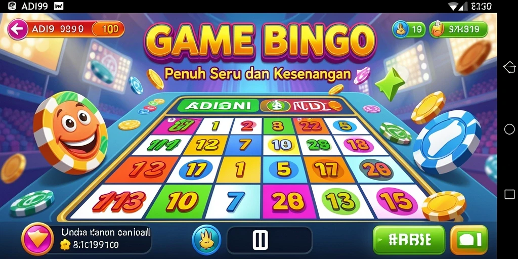 Screenshot utama ADI99 menunjukkan gameplay Bingo yang menarik.