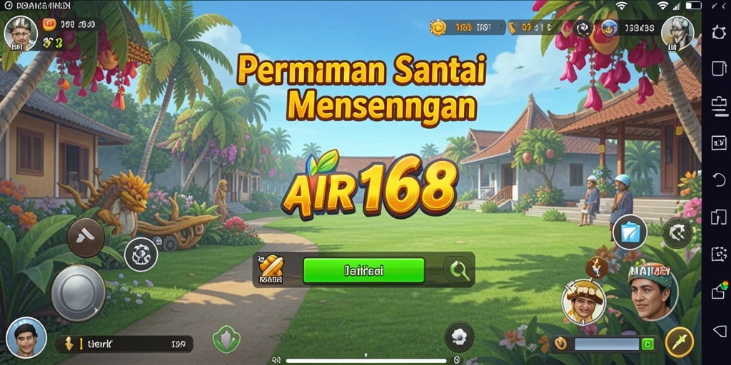 Tampilan gameplay AIR168 yang seru dan menarik untuk semua pemain.