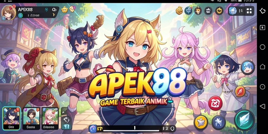 Screenshot APEK88 menampilkan aksi seru dalam dunia Anime.