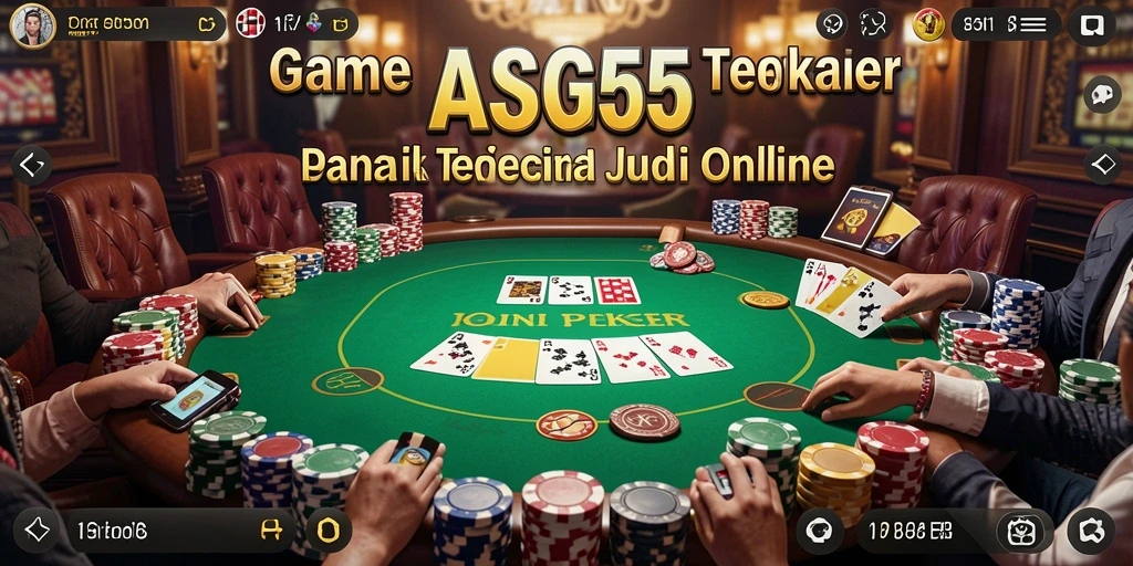 Screenshot ASG55 menampilkan gameplay Poker yang seru dan menarik.