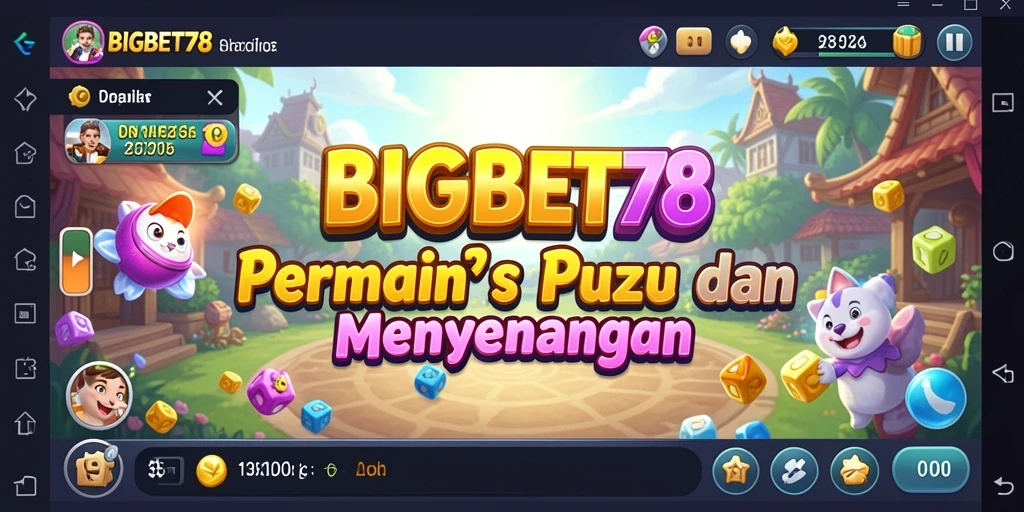 Tampilan menarik dari gameplay puzzle BIGBET78.