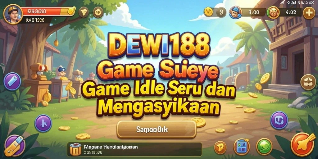 Tampilan gameplay menarik dari DEWI188 yang menghadirkan pengalaman Idle.