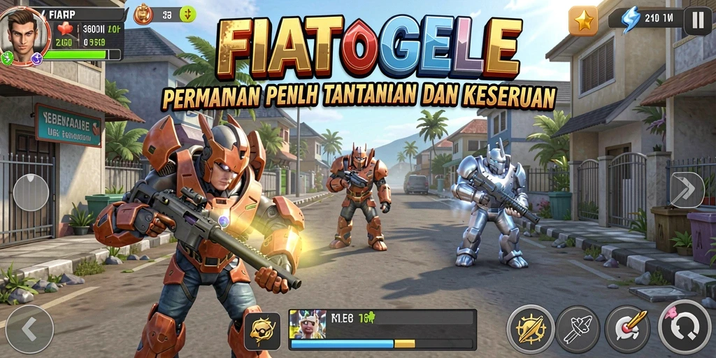 Tampilan gameplay <strong>FIATOGEL</strong> yang menarik dan penuh warna.