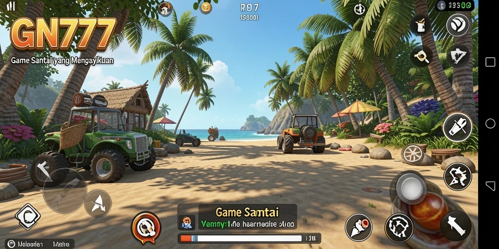 Screenshot gameplay GN777 yang ceria dan menghibur.