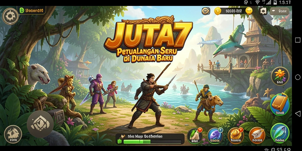 Screenshot JUTA7 menampilkan aksi mendebarkan dalam petualangan epik.