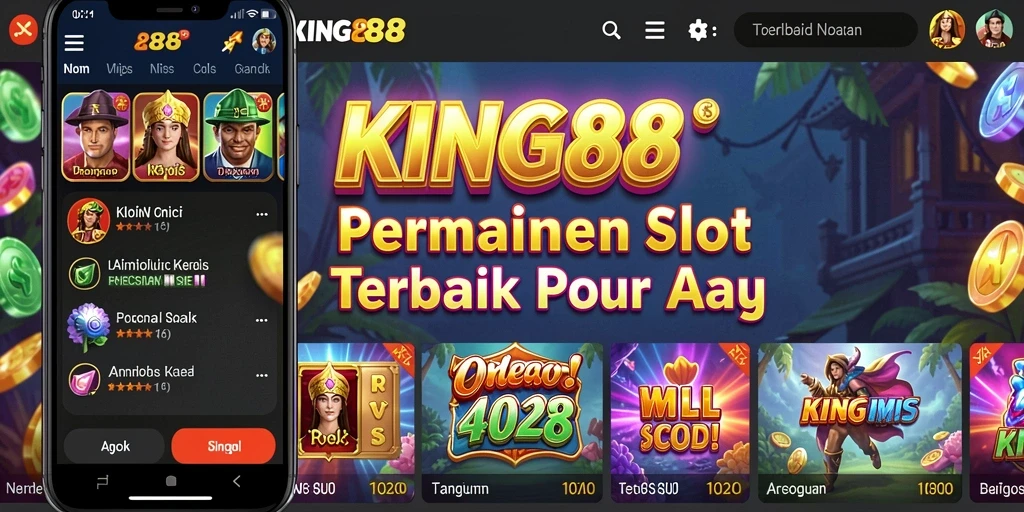 Tampilan gameplay KING88 yang mengasyikkan dan penuh warna.