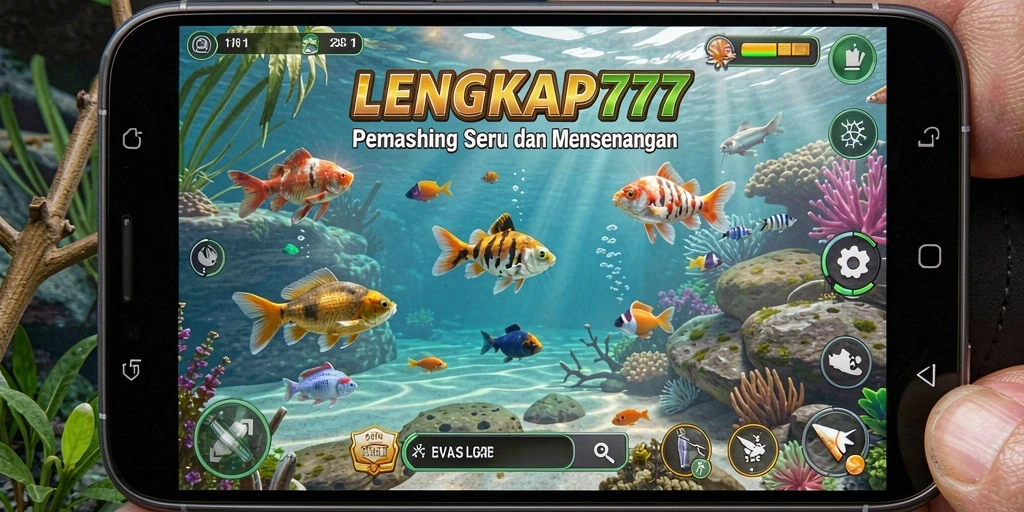 Screenshot gameplay LENGKAP777 menampilkan aksi memancing yang menyenangkan.