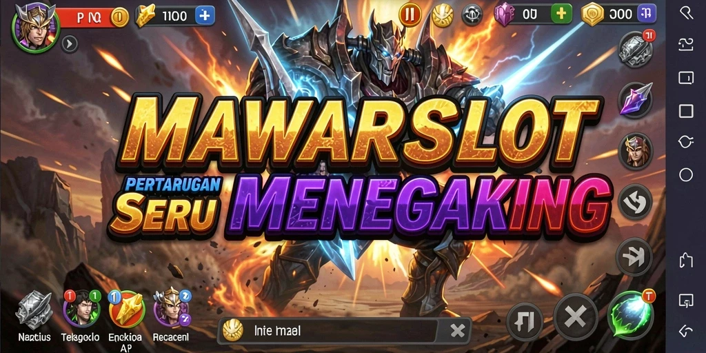 Tampilan gameplay <strong>MAWARSLOT</strong> yang seru dan penuh aksi pertarungan.