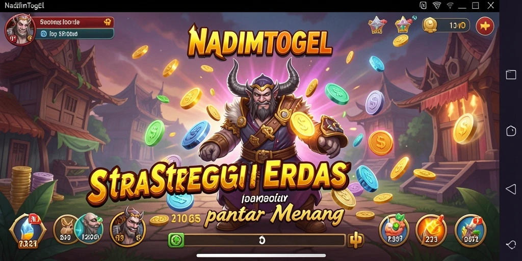 Tampilan gameplay NADIMTOGEL yang mendebarkan dalam strategi.