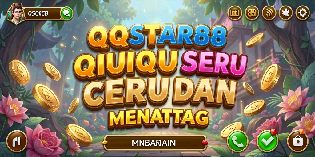 Screenshot menampilkan aksi seru permainan QiuQiu.