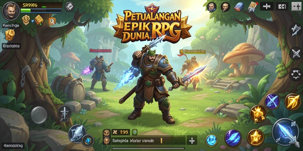 Tampilan menarik dari gameplay RPG yang mendebarkan.