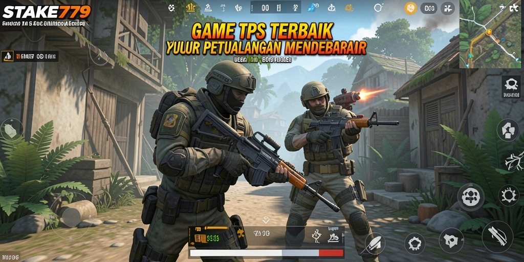 Tangkapan layar utama STAKE779 dengan aksi tembak-menembak yang mendebarkan.