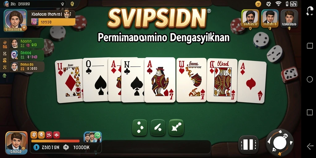 Tampilan gameplay seru di SVIPSIDN dengan pemain yang bersaing.