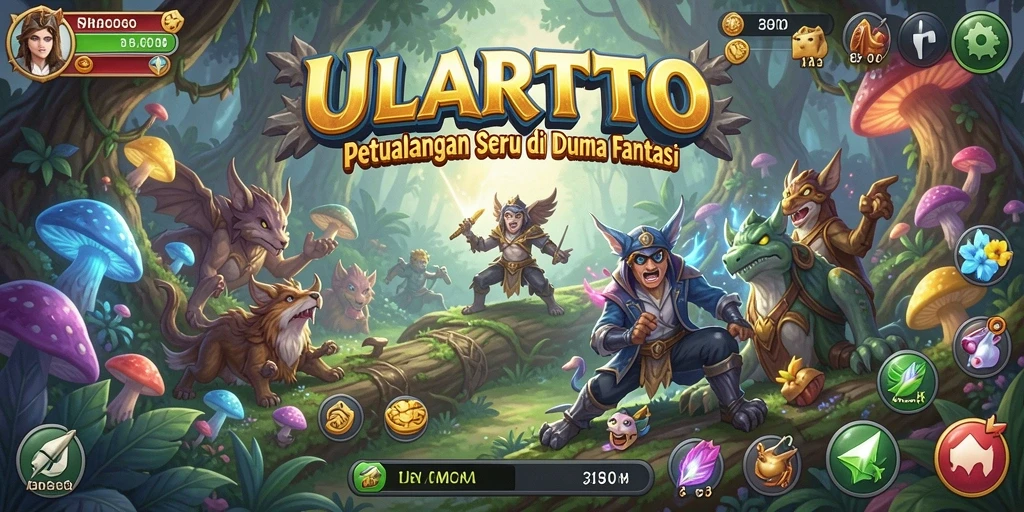 Tampilan gameplay ULARTOTO yang penuh petualangan dan tantangan.