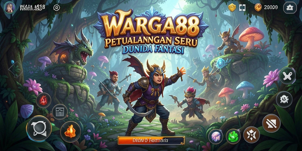 Tampilan gameplay WARGA88 yang menawan dan penuh petualangan.